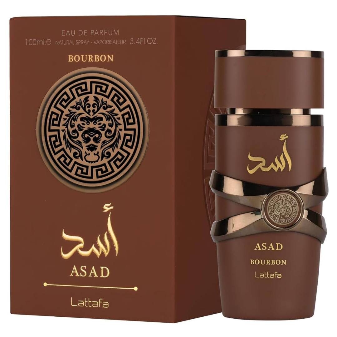 ASAD BOURBOM Perfume 100ML Masculino con Notas de Vainilla Bourbon, Cacao y Vetiver