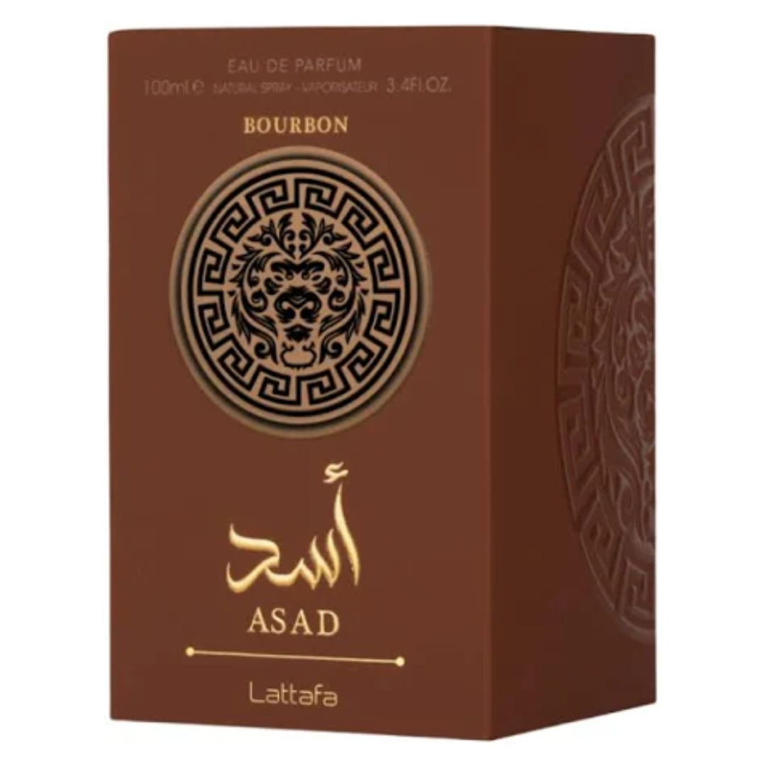 ASAD BOURBOM Perfume 100ML Masculino con Notas de Vainilla Bourbon, Cacao y Vetiver