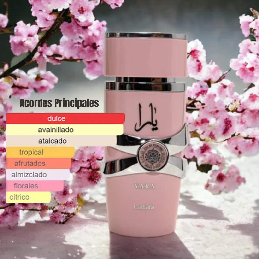 YARA ROSA PERFUME ARABAE DE MUJER 100ML