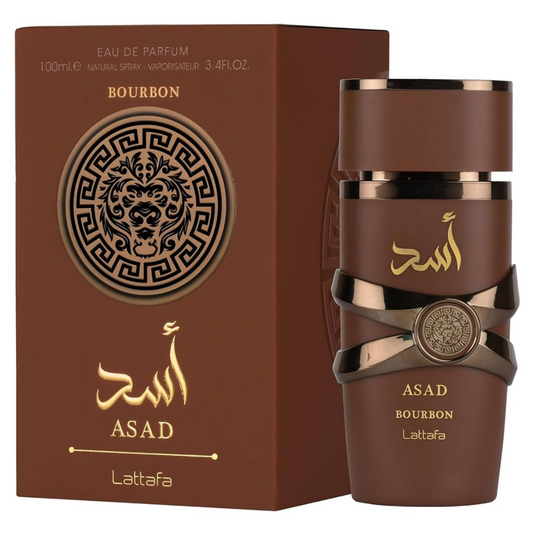 ASAD BOURBOM Perfume 100ML Masculino con Notas de Vainilla Bourbon, Cacao y Vetiver