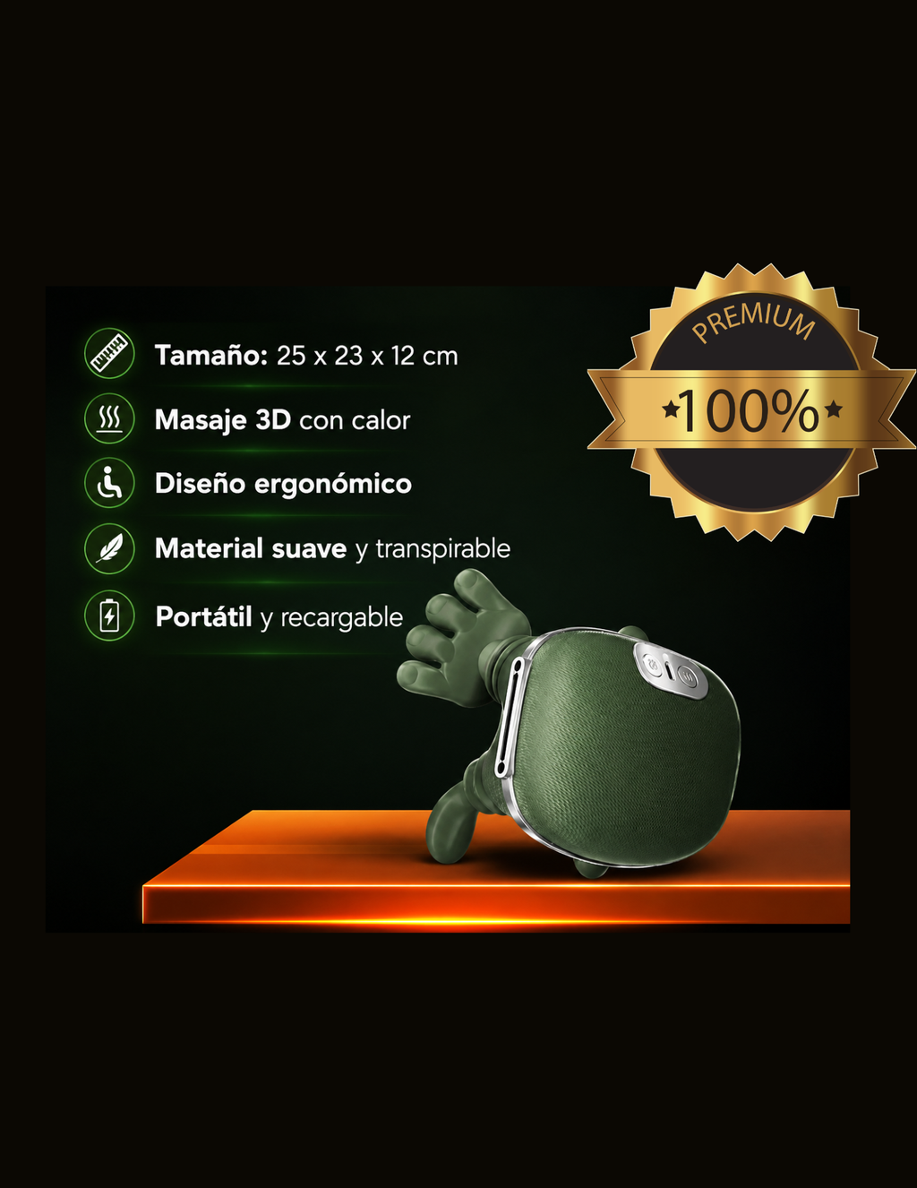RELÁJATE DONDE QUIERAS, TU BIENESTAR EMPIEZA HOY 🐢MASAJEADOR PORTÁTIL TORTUGA🐢 – ALIVIO PROFUNDO EN MINUTOS