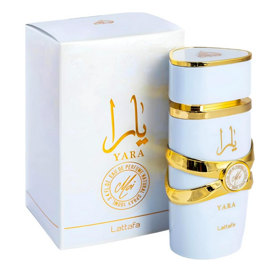 Yara MOI blanco, Perfume 100ML Árabe de Larga Duración